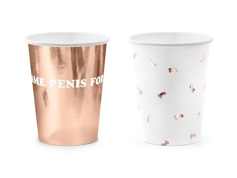 Becher Same penis forever, Mix, 220ml (1 VPE / 6 Stk.) - FeierGlanz